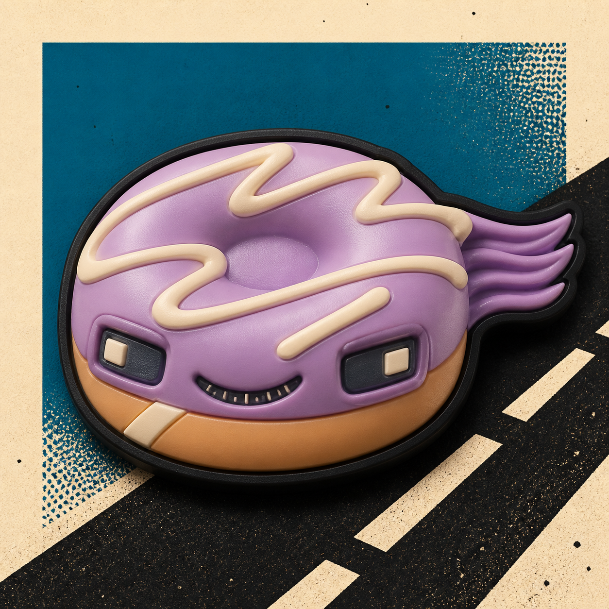 Doughloop Drifter original Snack Run character concept